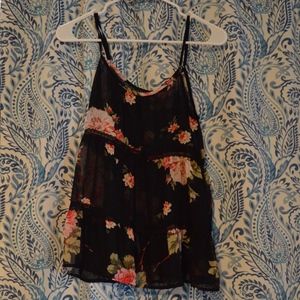 Express Floral tank top